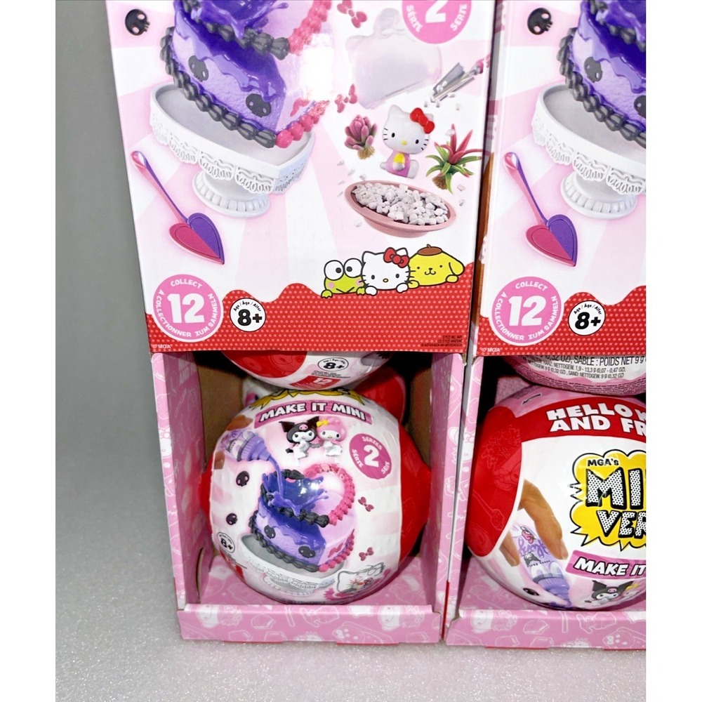 MGA's Hello Kitty & Friends Miniverse Make It Mini Food Series 2 Lot of 12‎ NEW - Picture 4 of 16